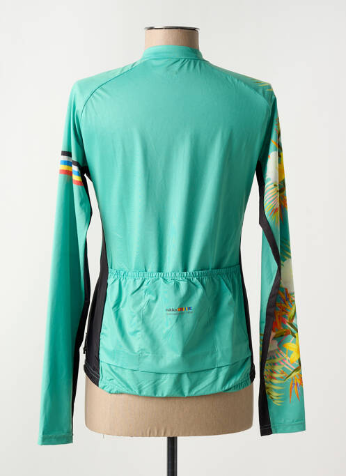 Veste casual col rond vert RUKKA femme