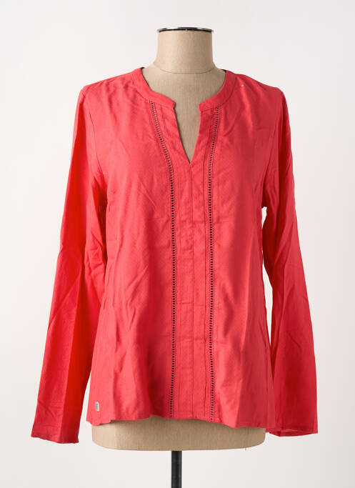 Blouse manches longues manches longues rouge ELLE EST OU LA MER femme