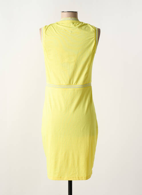 Robe mi-longue jaune LUHTA pour femme