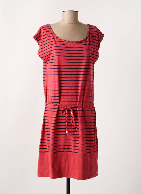 Robe mi-longue orange RAGWEAR pour femme