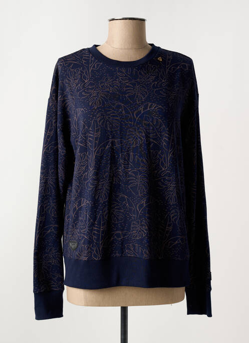 Sweat-shirt bleu RAGWEAR pour femme