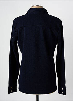 Veste casual fermeture boutonnée sur le devant bleu SKIDRESS homme
