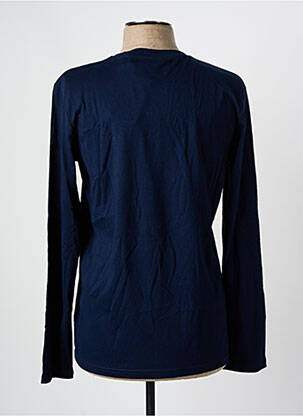T-shirt coupe cintrée manches longues bleu SKIDRESS homme