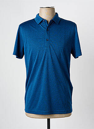 Polo coupe cintrée manches courtes bleu LAFUMA homme