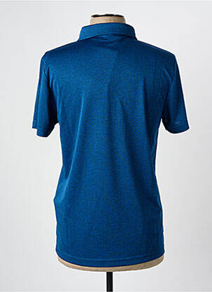 Polo coupe cintrée manches courtes bleu LAFUMA homme