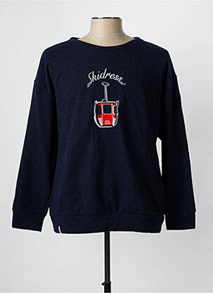 Pull col rond manches longues bleu SKIDRESS homme