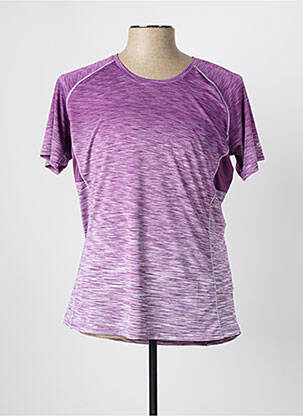 T-shirt coupe cintrée manches courtes violet REGATTA homme