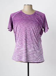T-shirt coupe cintrée manches courtes violet REGATTA homme