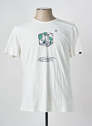 T-shirt coupe droite manches courtes blanc RAGWEAR homme