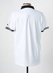 Polo blanc ELLE EST OU LA MER pour homme seconde vue
