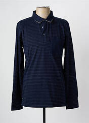 Polo bleu ELLE EST OU LA MER pour homme seconde vue