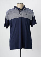 Polo bleu ELLE EST OU LA MER pour homme seconde vue