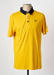 Polo jaune ELLE EST OU LA MER pour homme seconde vue