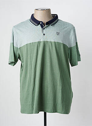 Polo vert ELLE EST OU LA MER pour homme