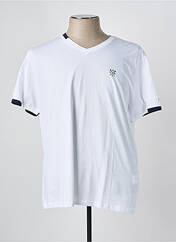 T-shirt blanc ELLE EST OU LA MER pour homme seconde vue