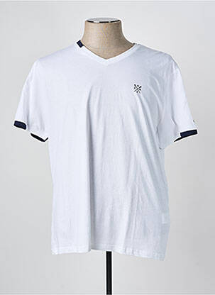 T-shirt blanc ELLE EST OU LA MER pour homme