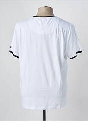 T-shirt blanc ELLE EST OU LA MER pour homme seconde vue