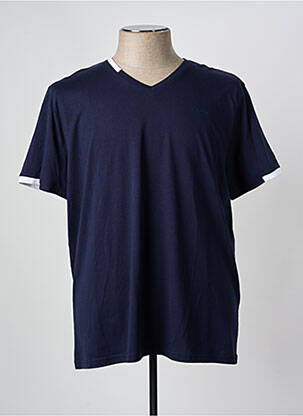 T-shirt bleu ELLE EST OU LA MER pour homme