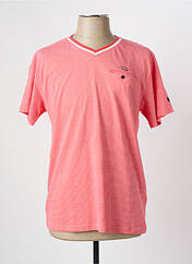 T-shirt rouge ELLE EST OU LA MER pour homme seconde vue
