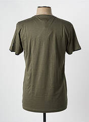 T-shirt vert ELLE EST OU LA MER pour homme seconde vue