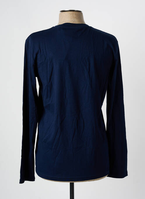 T-shirt coupe cintrée manches longues bleu SKIDRESS homme