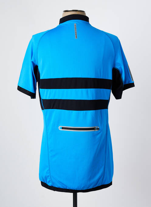 T-shirt coupe cintrée manches courtes bleu RUKKA homme