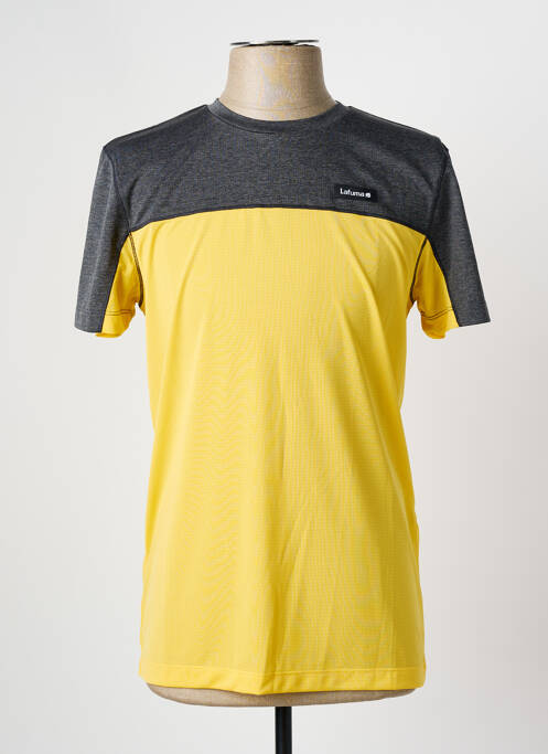 T-shirt coupe cintrée manches courtes jaune LAFUMA homme
