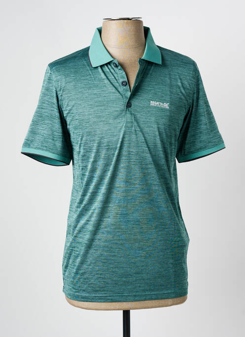 Polo coupe cintrée manches courtes vert REGATTA homme