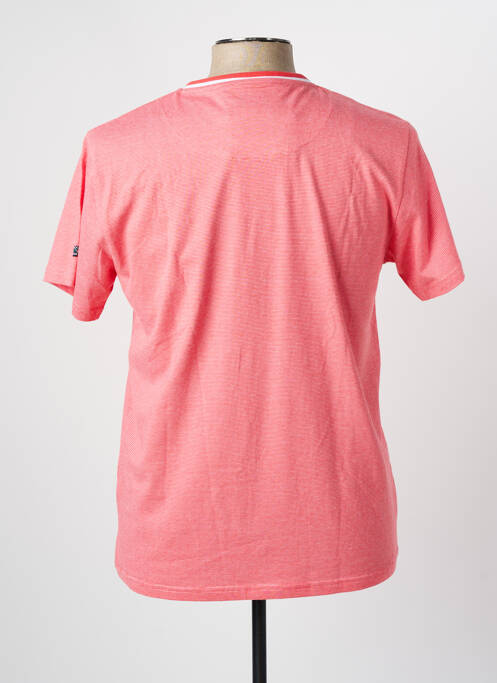 T-shirt coupe cintrée manches courtes rouge ELLE EST OU LA MER homme