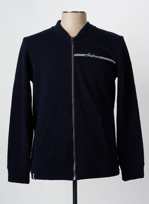 Veste casual coupe droite bleu SKIDRESS homme