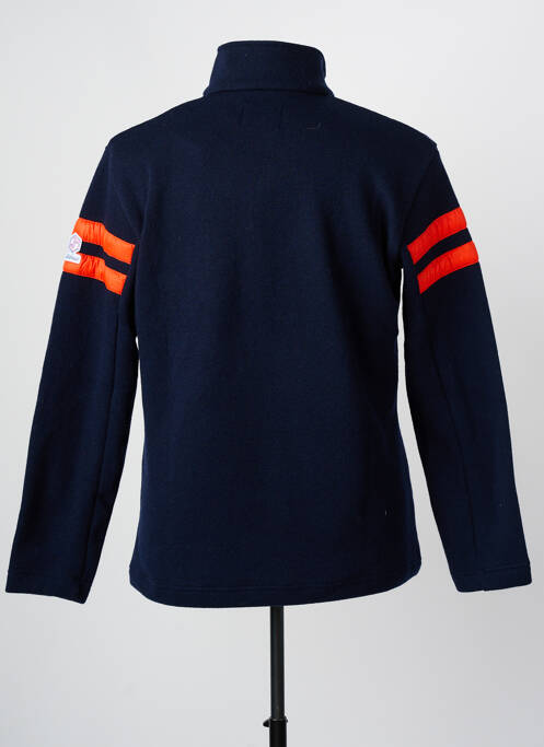 Sweat-shirt col col montant manches longues bleu SKIDRESS homme