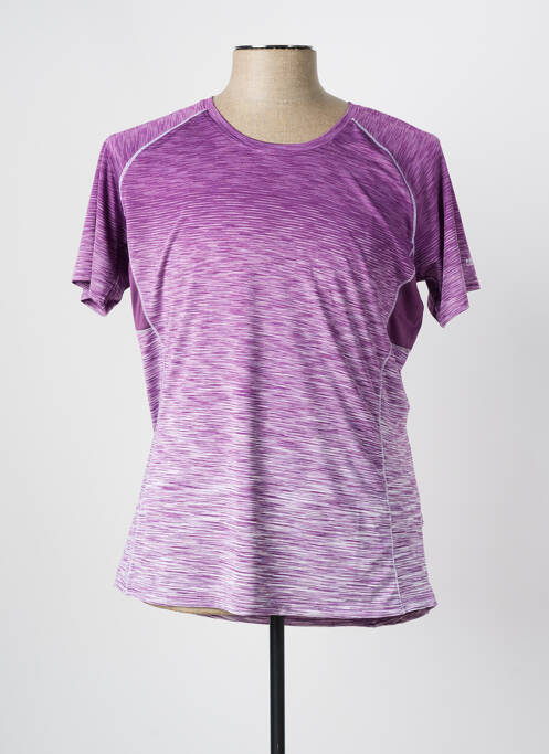 T-shirt coupe cintrée manches courtes violet REGATTA homme