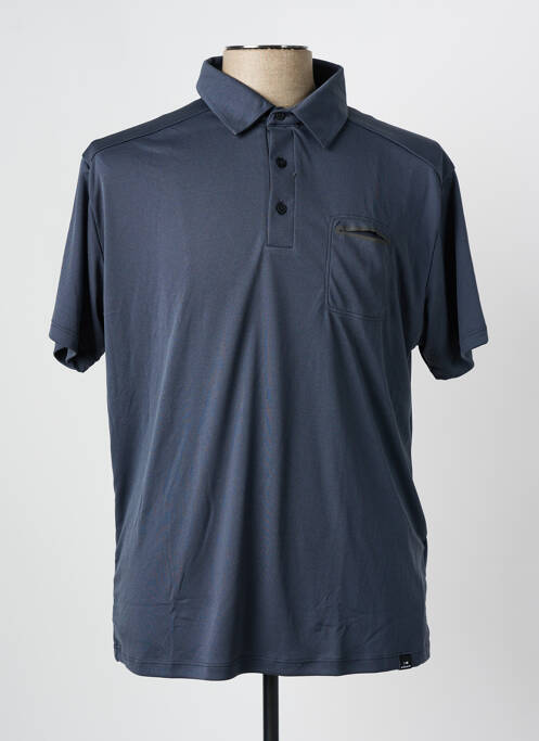 Polo coupe droite manches courtes gris EIDER homme