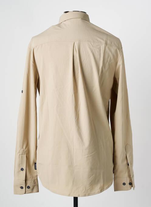 Chemise manches longues beige REGATTA homme