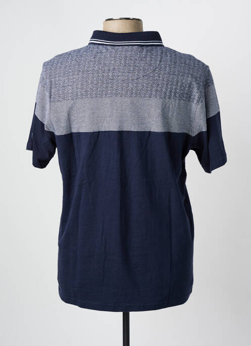 Polo bleu ELLE EST OU LA MER homme