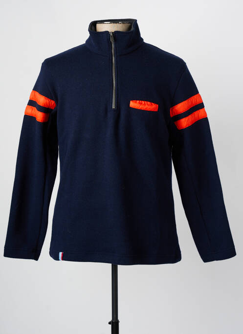 Sweat-shirt bleu SKIDRESS pour homme