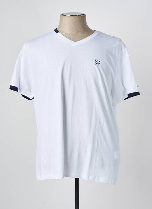 T-shirt blanc ELLE EST OU LA MER pour homme