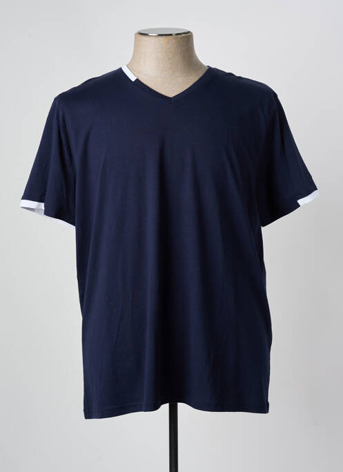 T-shirt bleu ELLE EST OU LA MER pour homme