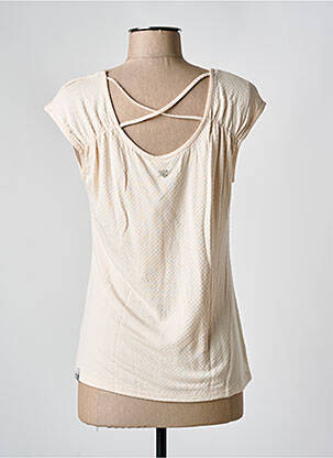 T-shirt stretch manches courtes beige RAGWEAR femme