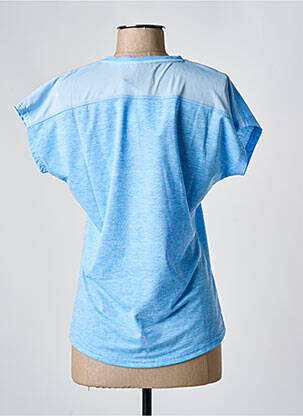 T-shirt col v manches courtes bleu LAFUMA femme