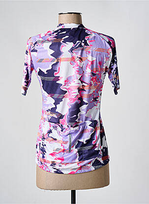 T-shirt imprimé fantaisie manches courtes violet RUKKA femme