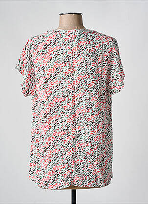 Blouse manches courtes manches courtes rose ELLE EST OU LA MER femme