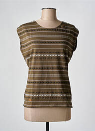 T-shirt stretch manches courtes vert RAGWEAR femme