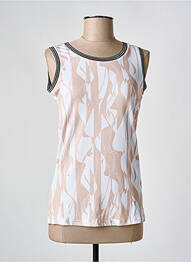 Débardeur stretch sans manche beige LUHTA femme