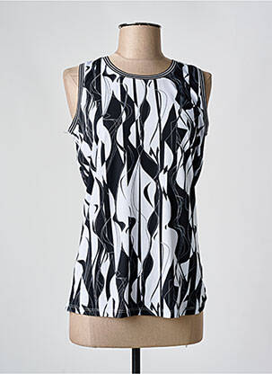 Débardeur stretch sans manche noir LUHTA femme