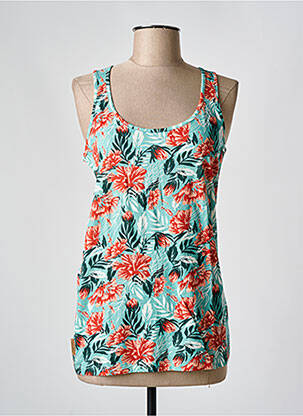 Débardeur stretch sans manche vert RAGWEAR femme