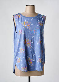 Débardeur coupe droite sans manche bleu RAGWEAR femme