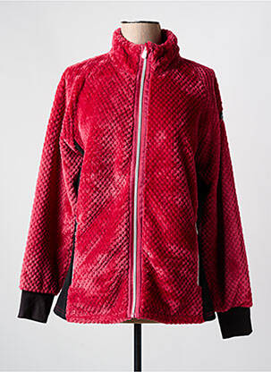 Polaire coupe cintrée rouge ANGELE femme