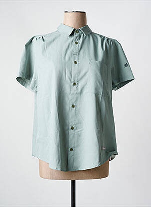 Chemisier manches courtes manches courtes vert LAFUMA femme
