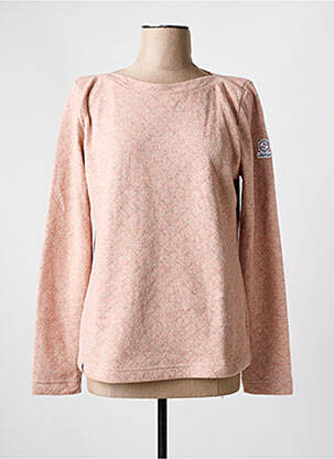 Pull col bateau manches longues rose SKIDRESS femme